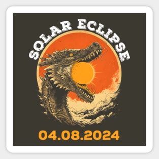 Total Solar Eclipse 04.08.24 Dragon Totality April 8 2024 Sticker